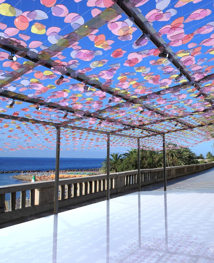Grazie dei Fior — vista diurna dell'installazione